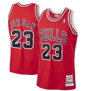 Mitchell & Ness Michael Jordan Chicago Bulls Scarlet 1997/98 Hardwood Classics Remarkable Authentic Jersey Designed for performance! Get this functional jersey.