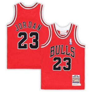 Mitchell & Ness Michael Jordan Chicago Bulls Toddler Red 1997/98 Hardwood Classics Authentic Jersey Classy Trending now! Grab this hot jersey while you can.