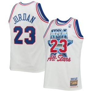 Mitchell Phenomenal & Ness Michael Jordan Eastern Conference White Hardwood Classics 1992 NBA All Star Game Authentic Jersey Hurry! Exclusive offer. Get your hands on this outstanding jersey right away.