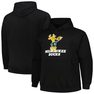 Mitchell & Ness Milwaukee Bucks Black Hardwood Classics Big & Tall Pullover Prime Hoodie Best - selling! Order this popular jersey before it's out of stock.