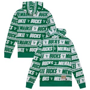 Mitchell Elegant & Ness Milwaukee Bucks Hunter Green Hardwood Classics Teamwrap Pullover Hoodie For the true fans! Secure this authentic jersey now.