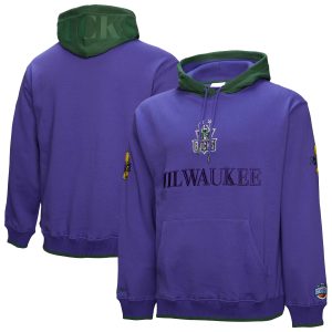 Mitchell & Ness Milwaukee Bucks Premium Purple Hardwood Classics Team OG 3.0 Pullover Hoodie Team spirit! Show it off with this awesome jersey.