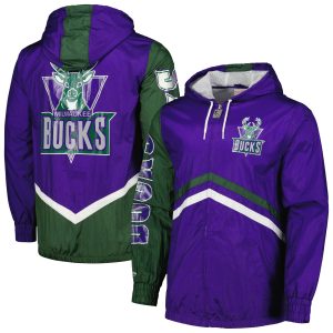 Mitchell Delightful & Ness Milwaukee Bucks Purple Undeniable Full Zip Windbreaker Jacket Join the elite! Get this exclusive jersey.