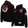 Mitchell & Ness New York Knicks Stunning Black Hardwood Classics Blackout Collection Pullover Hoodie Flash sale! Snag this great jersey at a discounted price.