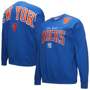 Mitchell & Ness New York Knicks Magnificent Blue Hardwood Classics There & Back 2.0 Vintage Pullover Sweatshirt For the true fans! Secure this authentic jersey now.