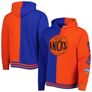 Mitchell & Ness New York Knicks Blue/Orange Big & Glamorous Tall Hardwood Classics Split Pullover Hoodie Unbeatable style! Get this stylish jersey now.