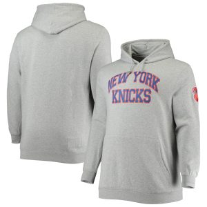 Mitchell & Ness Glamorous New York Knicks Heathered Gray Hardwood Classics Big & Tall Throwback Pullover Hoodie Hurry! Exclusive offer. Get your hands on this outstanding jersey right away.