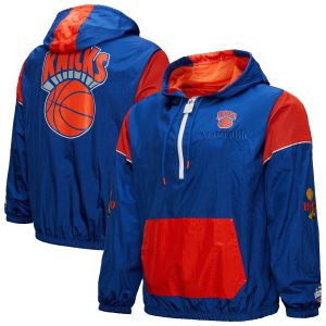 Mitchell & Ness New York Knicks Unisex Blue Prime Hardwood Classics Team OG 3.0 Anorak Half Zip Windbreaker Jacket Fan favorite! Join thousands who love this premium jersey.