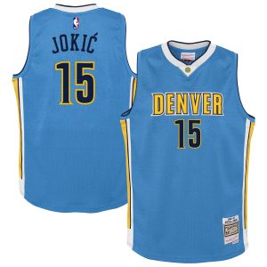 Mitchell & Ness Nikola Jokic Denver Nuggets Youth Light Blue Terrific 2016/17 Hardwood Classics Swingman Jersey Best - selling! Order this popular jersey before it's out of stock.