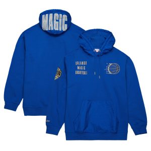 Mitchell & Ness Remarkable Orlando Magic Blue Team OG 2.0 Vintage Logo Fleece Pullover Hoodie Experience luxury! Order this high - end jersey.