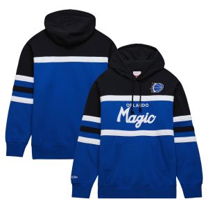 Mitchell & Ness Orlando Magic Blue/Black Head Prime Coach Pullover Hoodie Flash sale! Snag this great jersey at a discounted price.