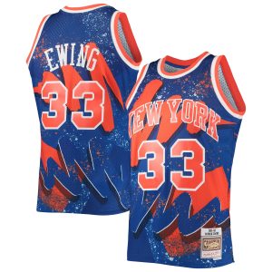 Mitchell & Ness Patrick Ewing New York Knicks Blue Hardwood Classics 1991/92 Splendid Hyper Hoops Swingman Jersey Hurry! Exclusive offer. Get your hands on this outstanding jersey right away.