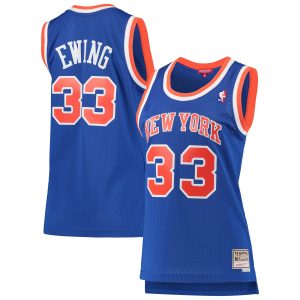 Mitchell & Ness Patrick Ewing New York Knicks Women's Blue 1991/92 Hardwood Classics Swingman Jersey Fabulous Limited stock! Be quick and grab this must - have jersey to support your team.