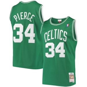 Mitchell & Ness Striking Paul Pierce Boston Celtics Kelly Green Hardwood Classics Swingman Jersey High - demand item! Order this sought - after jersey immediately.