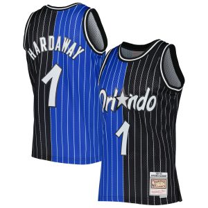 Mitchell & Terrific Ness Penny Hardaway Orlando Magic Blue/Black Hardwood Classics 1994/95 Split Swingman Jersey Celebrate your team! Order this commemorative jersey.