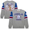 Mitchell & Ness Philadelphia 76ers Heather Gray Hardwood Classics All Notable Over 4.0 Pullover Sweatshirt Team spirit! Show it off with this awesome jersey.