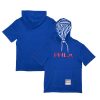 Mitchell & Ness Philadelphia 76ers Royal Hardwood Classics Striped Logo Stylish Short Sleeve Pullover Hoodie Be the first! Order this trendy jersey ahead of the crowd.
