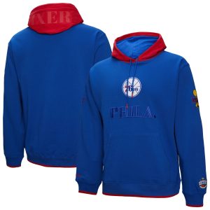 Mitchell & Ness Philadelphia 76ers Refined Royal Hardwood Classics Team OG 3.0 Pullover Hoodie Authentic look! Wear this genuine jersey.