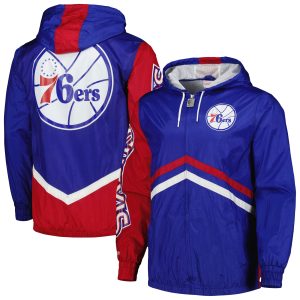 Mitchell & Ness Philadelphia 76ers Royal Undeniable Full Zip Windbreaker Sophisticated Jacket Last chance! Grab this awesome jersey before it's gone for good.