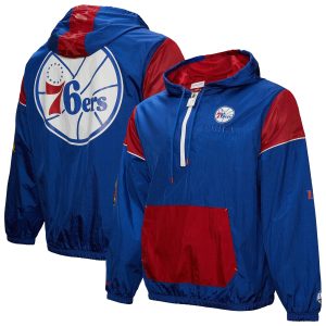 Mitchell & Ness Philadelphia 76ers Unisex Royal Hardwood Classics Team OG 3.0 Anorak Half Zip Fantastic Windbreaker Jacket Join the elite! Get this exclusive jersey.