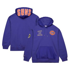 Mitchell & Ness Phoenix Suns Purple Team OG Phenomenal 2.0 Vintage Logo Fleece Pullover Hoodie Unbeatable style! Get this stylish jersey now.