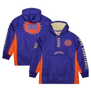 Mitchell & Ness Phoenix Suns Team OG Superior 2.0 Vintage Logo Anorak Windbreaker Quarter Zip Jacket For a short time only! Don't miss out on this fantastic jersey.