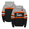 Mitchell & Ness Phoenix Suns Youth Black/Heather Gray Hardwood Classics Head Phenomenal Coach Pullover Hoodie Be a part of the action! Get this game - ready jersey.