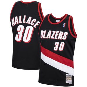 Mitchell & Ness Rasheed Prime Wallace Portland Trail Blazers Black 1999/00 Hardwood Classics Swingman Jersey Join the elite! Get this exclusive jersey.