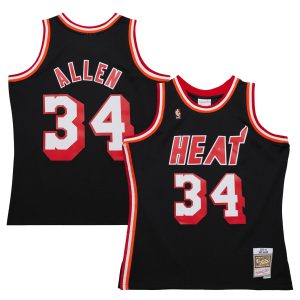 Mitchell & Ness Ray Allen Miami Heat Black Distinguished 2013/14 Hardwood Classics Swingman Jersey Perfect fit! Order this comfortable jersey.