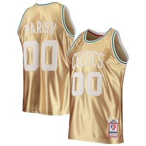 Mitchell & Ness Robert Parish Charming Boston Celtics Gold 75th Anniversary 1985/86 Hardwood Classics Swingman Jersey For the true fans! Secure this authentic jersey now.