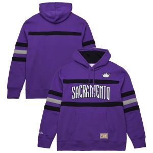 Mitchell & Ness Sacramento Kings Dashing Purple Hardwood Classics Nights Head Coach Pullover Hoodie Fan favorite! Join thousands who love this premium jersey.