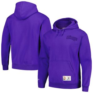 Mitchell & Ness Sacramento Kings Purple Hardwood Classics Tonal Sophisticated Pullover Hoodie Enhance your game - day look! Get this fashionable jersey.