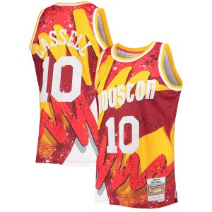 Mitchell & Ness Sam Cassell Houston Rockets Red Hardwood Classics 1993/94 Hyper Distinguished Hoops Swingman Jersey Proven quality! Invest in this reliable jersey.