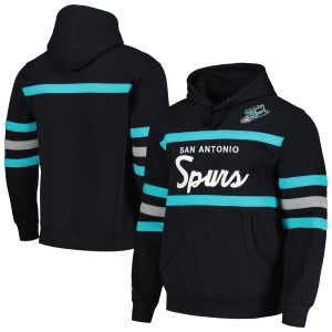 Mitchell & Ness Charming San Antonio Spurs Black Head Coach Pullover Hoodie Don't be left out! Get this stylish jersey and show your team pride.