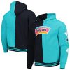 Mitchell & Ness San Superior Antonio Spurs Black/Teal Hardwood Classics Split Pullover Hoodie Unbeatable style! Get this stylish jersey now.