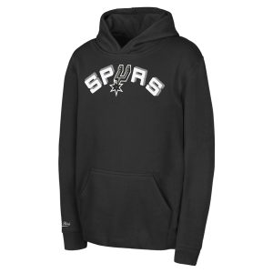 Mitchell & Ness San Antonio Spurs Preschool Black Exquisite Retro Logo Pullover Hoodie Be the first! Order this trendy jersey ahead of the crowd.