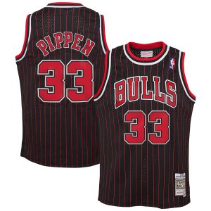 Mitchell & Ness Scottie Pippen Chicago Bulls Black Big & Distinguished Tall Hardwood Classics Swingman Jersey Unbeatable style! Get this stylish jersey now.