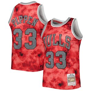 Mitchell & Ness Scottie Pippen Chicago Bulls Red 1997/98 Galaxy Swingman Jersey Superior Sports fans