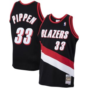 Mitchell & Ness Scottie Pippen Portland Trail Blazers Black 1999/00 Hardwood Sophisticated Classics Swingman Jersey Unbeatable style! Get this stylish jersey now.