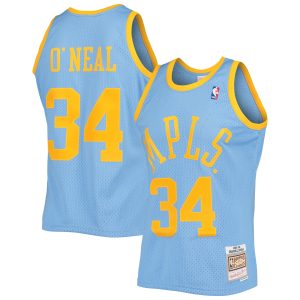 Mitchell & Ness Sophisticated Shaquille O'Neal Los Angeles Lakers Powder Blue Powder Blue Hardwood Classics Swingman Jersey Team spirit! Show it off with this awesome jersey.