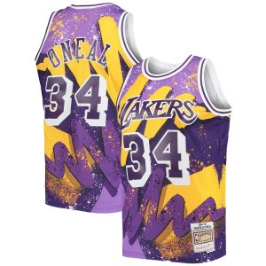 Mitchell & Ness Shaquille O'Neal Superior Los Angeles Lakers Purple Hardwood Classics 1996/97 Hyper Hoops Swingman Jersey For the true fans! Secure this authentic jersey now.