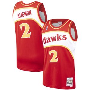 Mitchell & Ness Stacey Augmon Atlanta Hawks Terrific Red 1991/92 Hardwood Classics Swingman Jersey Upgrade your fan gear! Order this premium jersey today.