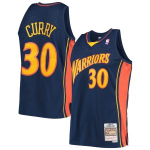 Mitchell & Ness Stephen Curry Golden State Warriors Navy Hardwood Classics Swingman Sophisticated Jersey Perfect fit! Order this comfortable jersey.