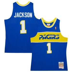 Mitchell & Ness Stephen Jackson Indiana Captivating Pacers Royal 2004/05 Hardwood Classics Swingman Jersey Stand out from the crowd! Wear this eye - catching jersey.