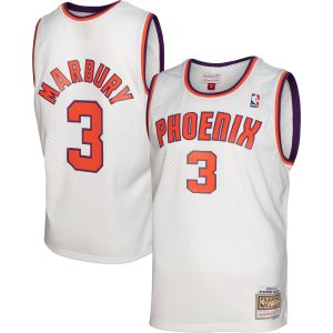 Mitchell & Ness Stephon Marbury Phoenix Suns White 2002/03 Hardwood Fantastic Classics Swingman Jersey Show your dedication! Own this special jersey for your team.