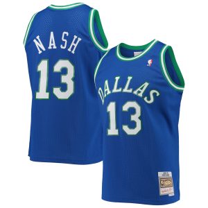 Mitchell & Ness Steve Nash Phenomenal Dallas Mavericks Blue 1998/99 Hardwood Classics Swingman Jersey Perfect fit! Order this comfortable jersey.