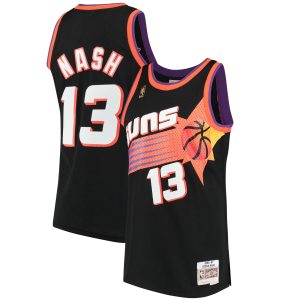 Mitchell & Ness Steve Nash Phoenix Suns Black 1996/97 Hardwood Classics Luxurious Swingman Jersey Time - sensitive! Order now before the deal expires.
