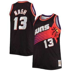 Mitchell & Ness Steve Nash Elegant Phoenix Suns Black Big & Tall 1996/97 NBA 75th Anniversary Diamond Swingman Jersey Don't be left out! Get this stylish jersey and show your team pride.