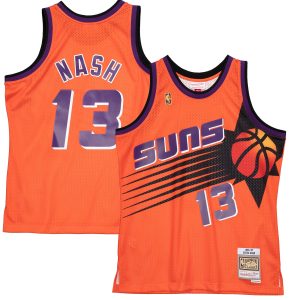 Mitchell & Ness Steve Fantastic Nash Phoenix Suns Orange 1996 97 Hardwood Classics Reload 2.0 Swingman Jersey For the true fans! Secure this authentic jersey now.