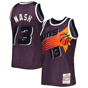 Mitchell & Notable Ness Steve Nash Phoenix Suns Purple 1996/97 Hardwood Classics Off Court Swingman Jersey Best - selling! Order this popular jersey before it's out of stock.